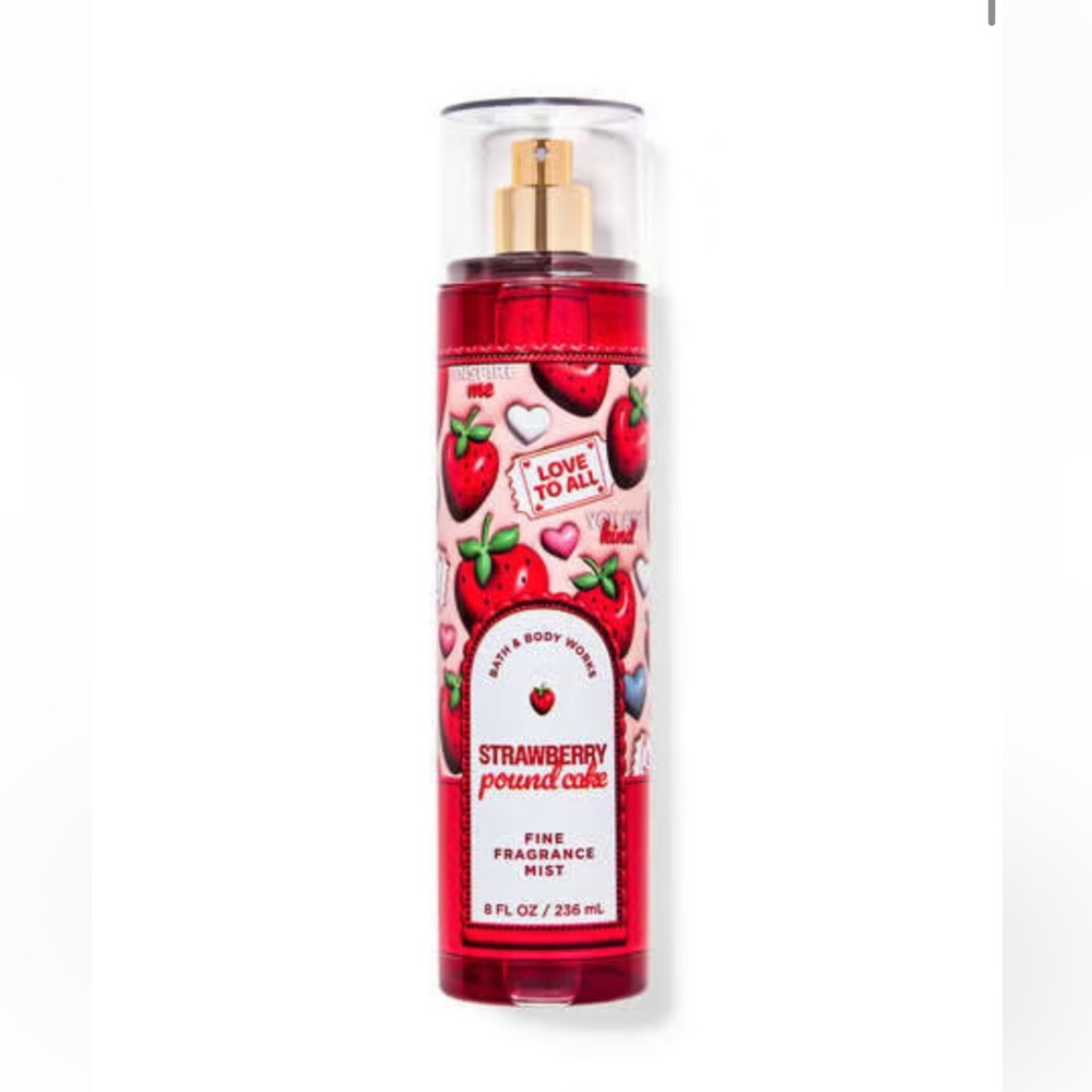 Bath & Body Works Red Strawberry Pound Cake Mist sold out